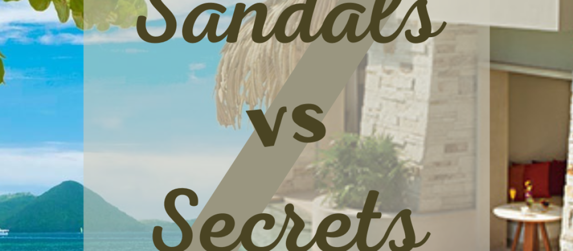 Sandals vs Secrets Pinterest Pin